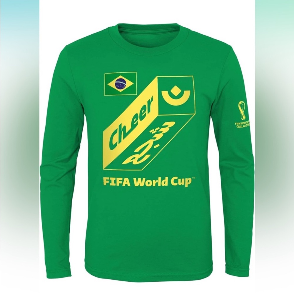 NWT FIFA World Cup 2022 Penalty Long Sleeve Green Shirt - M